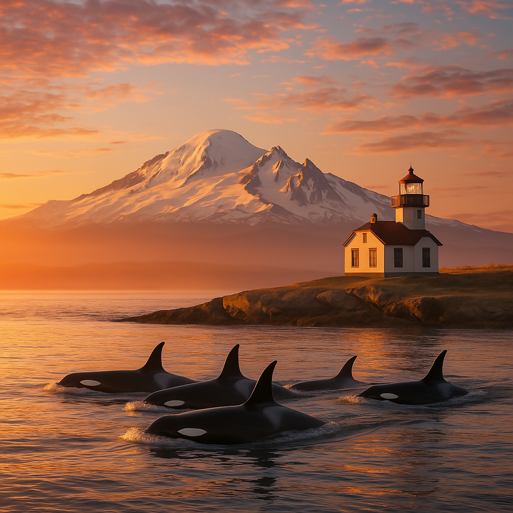San Juan Islands - Washington United States - Rendered - Digital File Digital My Custom Designs PDF