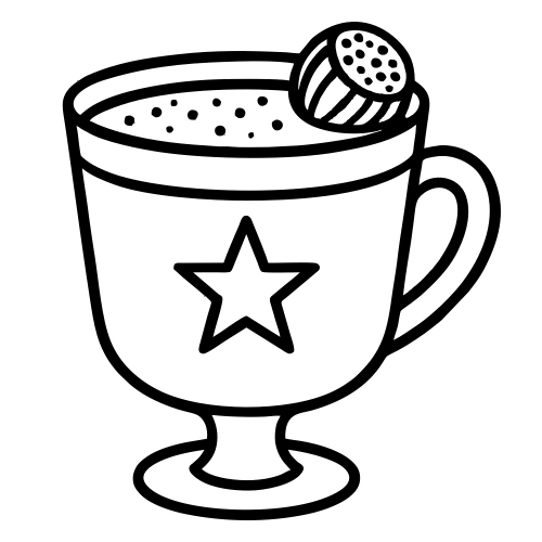 Eggnog Glass with Nutmeg - Digital File - XCS Friendly Digital My Custom Designs PDF