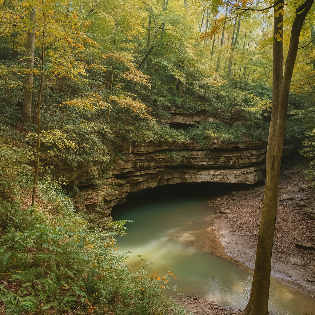 River Styx Spring - Mammoth Cave National Park - Kentucky United States - Rendered - Digital File Digital My Custom Designs PDF