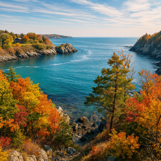 Fort Wetherill State Park - Rhode Island United States - Rendered - Digital File