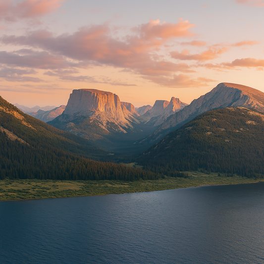 Green River Lakes - Wind River Range - Wyoming United States - Rendered - Digital File Digital My Custom Designs PDF