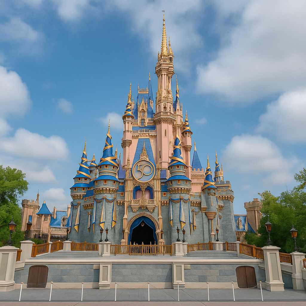 Cinderella Castle - Walt Disney World Resort - Florida United States - Rendered - Digital File Digital My Custom Designs PDF