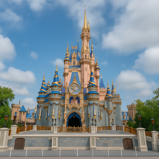 Cinderella Castle - Walt Disney World Resort - Florida United States - Rendered - Digital File Digital My Custom Designs PDF