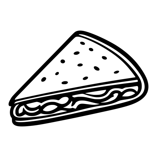 Quesadilla Wedge - Digital File - XCS Friendly Digital My Custom Designs PDF