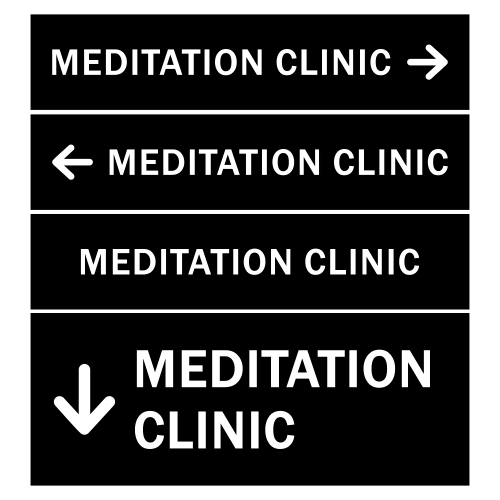 Meditation Clinic - Digital File - XCS Friendly Digital My Custom Designs PDF