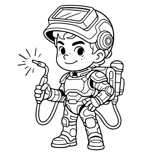 Future Welder Kid - Digital file - XCS Friendly Digital My Custom Designs PDF