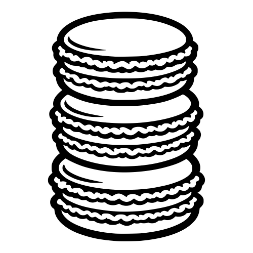 Macaron Stack - Digital File - XCS Friendly Digital My Custom Designs PDF