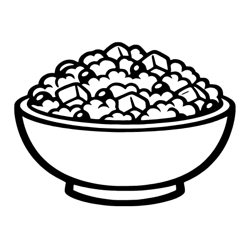 Stuffing Bowl Sketch - Vector Graphics - Digital File Digital My Custom Designs PDF