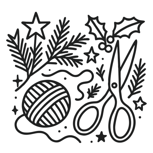 Wrapping Twine and Scissors Flat Lay - Digital File - XCS Friendly Digital My Custom Designs PDF