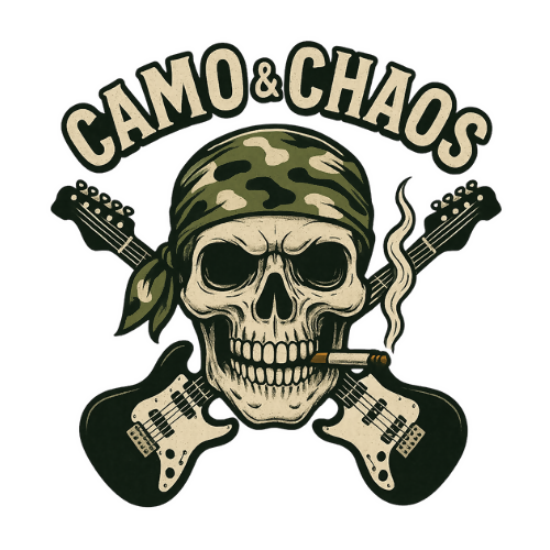 Urban Grunge Retro - Camo & Chaos - T Shirt Design - My Custom Designs (1) Digital My Custom Designs 300 DPI PNG