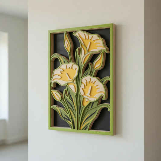 Flowers 6 - Layered Line Designs - Nature - Digital File Digital My Custom Designs ZIP File