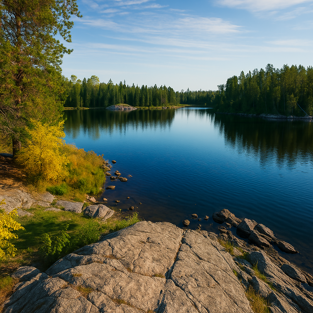 Boundary Waters Canoe Area Wilderness - Minnesota United States - Rendered - Digital File Digital My Custom Designs PDF