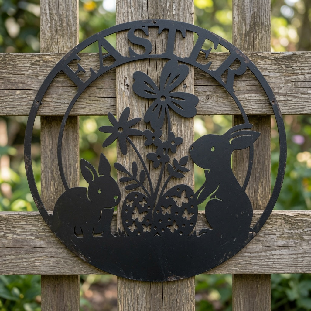 Rabbit Flower Pot 2 - Wall Home Decor - Digital File - ZIP File - Digital