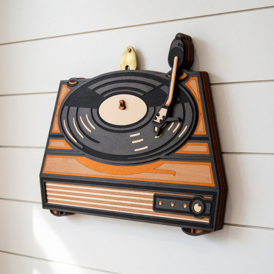 Record Player - Layered Line Designs - Vehicle - Digital File - ZIP File - Digital