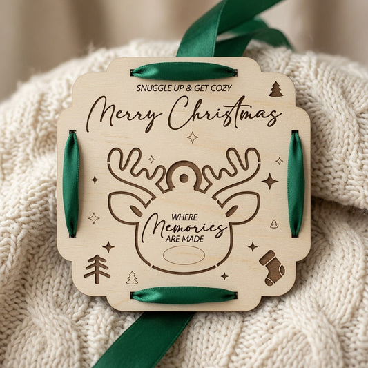 Reindeer PopOut Ornament Blanket Tags - Digital File - Digital