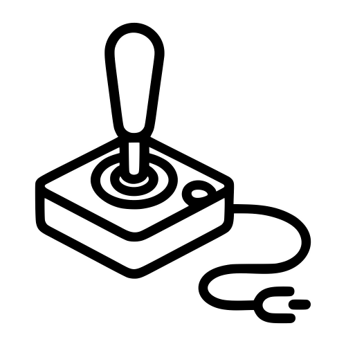 Retro Joystick with Cord - Digital File - XCS Friendly Digital My Custom Designs PDF