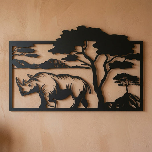 Rhino Tree - Wall / Home Decor - Digital File - ZIP File - Digital