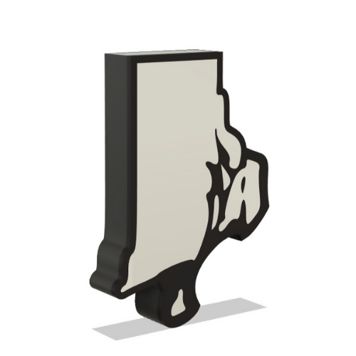 Rhode Island Wall Lightbox - United States - 3D Print File - Digital File Digital My Custom Designs ZIP File