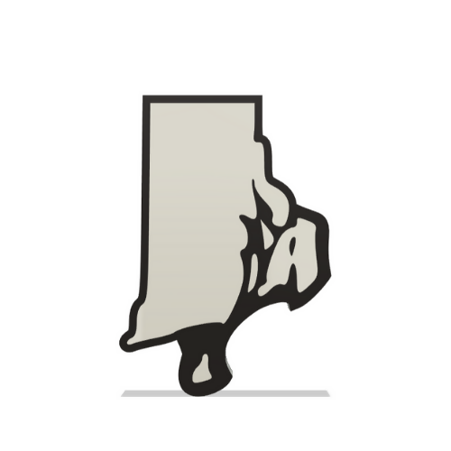 Rhode Island Wall Lightbox - United States - 3D Print File - Digital File Digital My Custom Designs