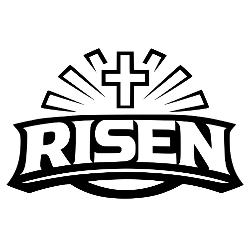 Risen Text Design - Digital File - XCS Friendly Digital My Custom Designs PDF