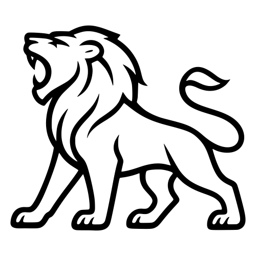 Roaring Lion - Digital File - XCS Friendly Digital My Custom Designs PDF