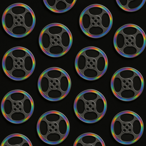 Vintage and Retro - Analog Camera Reels With Prism Edges - Pattern - Digital File Digital My Custom Designs PDF