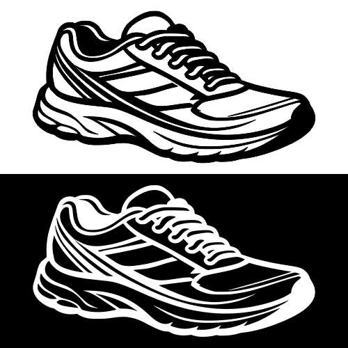 Running Shoe - Digital File - XCS Friendly Digital My Custom Designs PDF