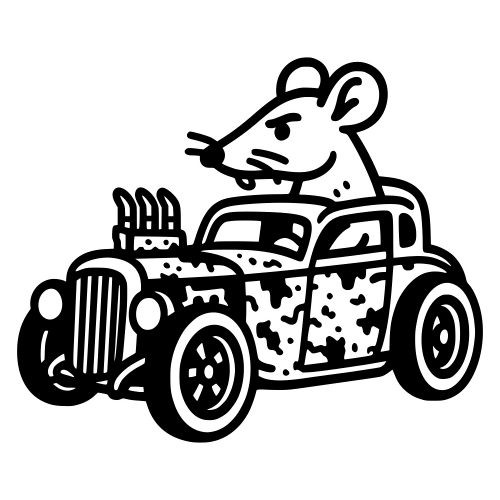 Rusted Rat Rod - Digital File - XCS Friendly Digital My Custom Designs PDF