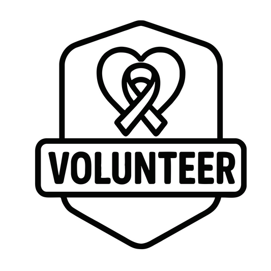 Awareness Volunteer Outline - Digital File - XCS Friendly Digital My Custom Designs PNG