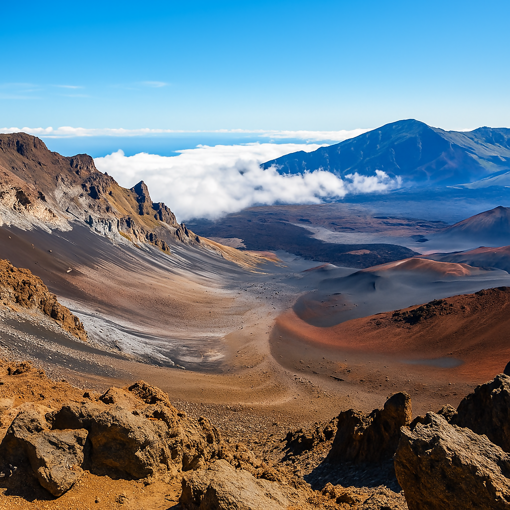 Haleakalā Volcano - Haleakalā National Park (Maui) - Hawaii United States - Rendered - Digital File Digital My Custom Designs PDF