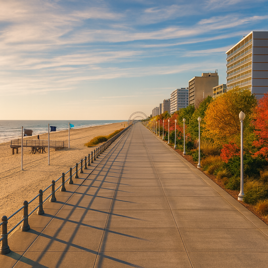 Virginia Beach Boardwalk - Virginia United States - Rendered - Digital File Digital My Custom Designs PDF