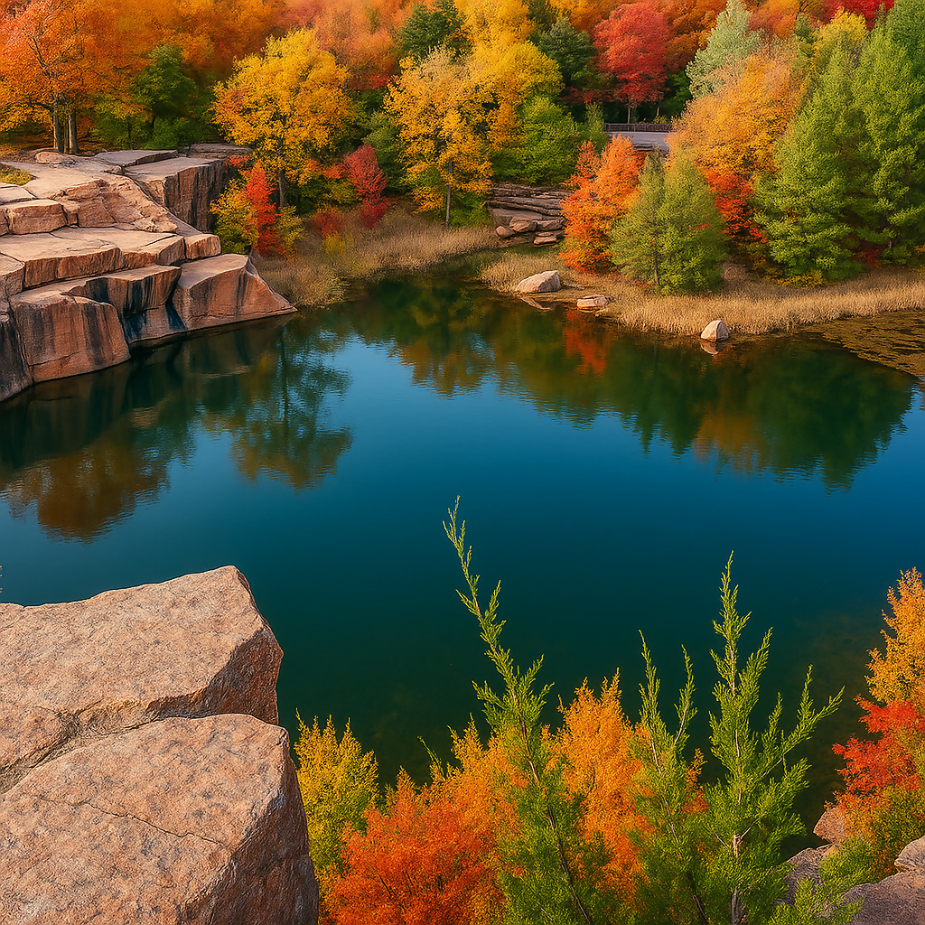 Abandoned Granite Quarry Pond - Elephant Rocks State Park - Missouri United States - Rendered - Digital File Digital My Custom Designs PDF