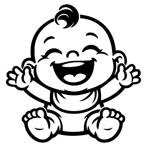 Big Smile Baby - Vector Graphics - Digital File Digital My Custom Designs PDF