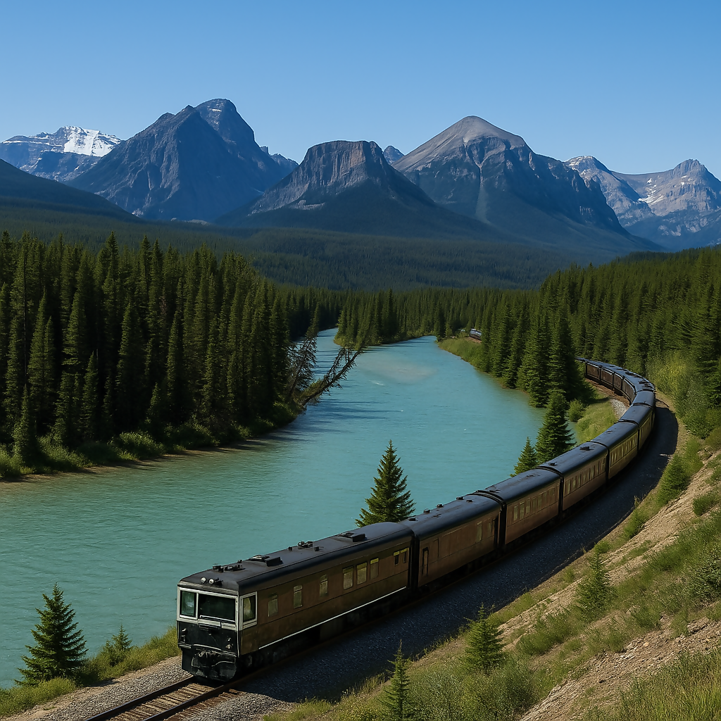 Morant’s Curve Bow Valley Parkway - Banff National Park - Alberta Canada - Rendered - Digital File Digital My Custom Designs PDF