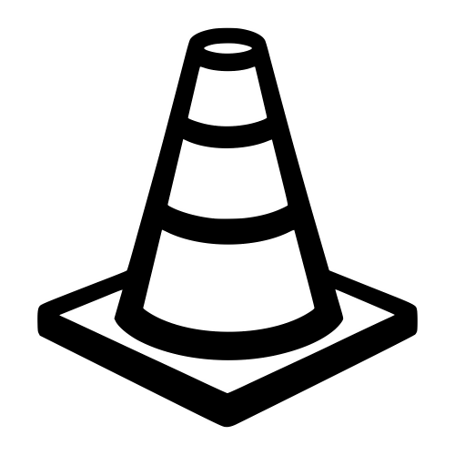 Safety Cone - Vector Graphics - Digital File Digital My Custom Designs PDF