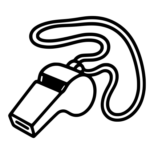 Safety Whistle & Lanyard - Digital File - XCS Friendly Digital My Custom Designs PDF