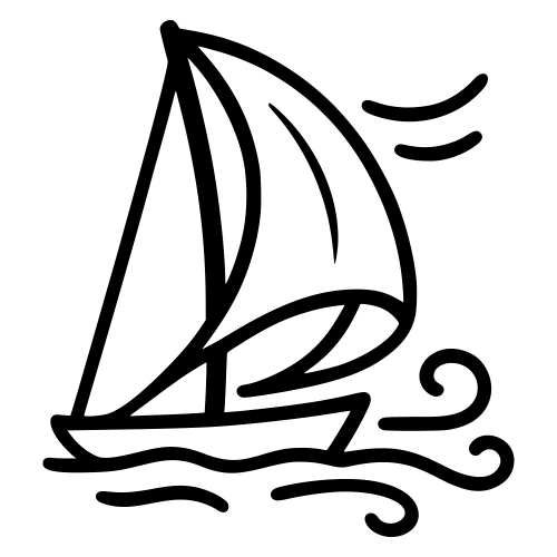 Sail Unfurled in Wind - Digital File - XCS Friendly Digital My Custom Designs PDF