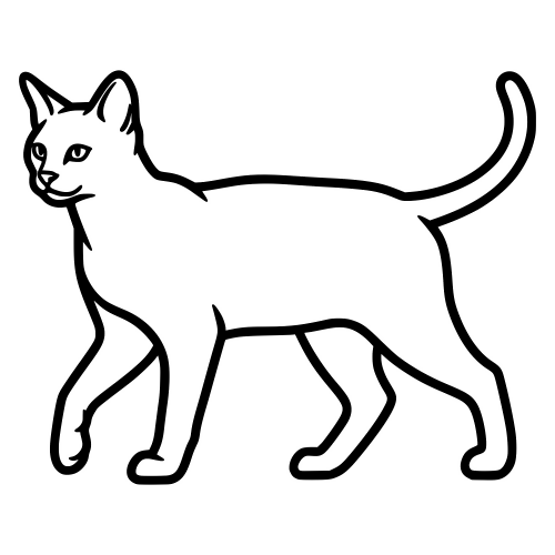 Savannah Cat Design - Digital File - XCS Friendly Digital My Custom Designs PDF