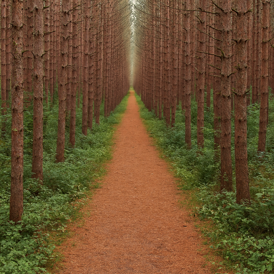 Scuppernong Trail - Kettle Moraine State Forest - Wisconsin United States - Rendered - Digital File Digital My Custom Designs PDF
