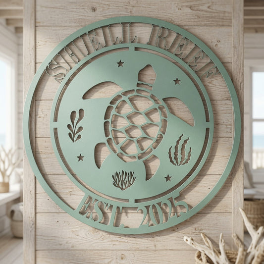 Sea Turtle - Custom Wall / Home Decor - Digital File - ZIP File - Digital