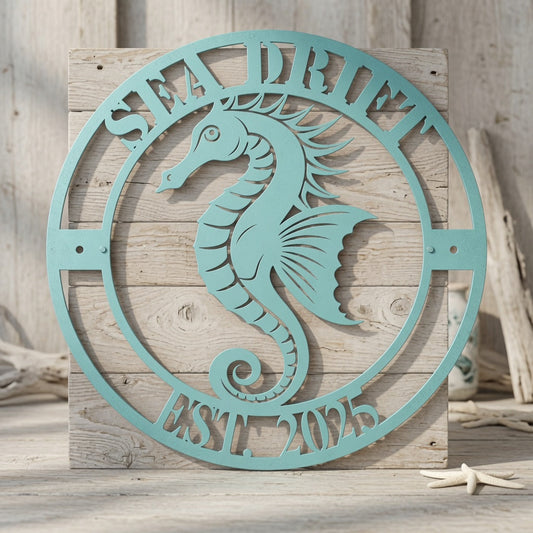 Seahorse - Custom Wall / Home Decor - Digital File - ZIP File - Digital