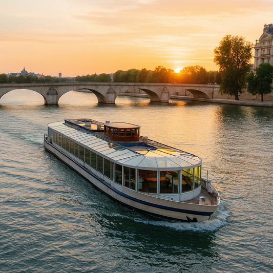 Seine River Cruises - Paris France - Europe - Rendered - Digital File Digital My Custom Designs PDF