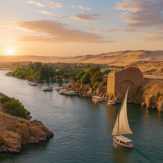 Elephantine Island - Aswan Egypt - Africa - Rendered - Digital File Digital My Custom Designs PDF