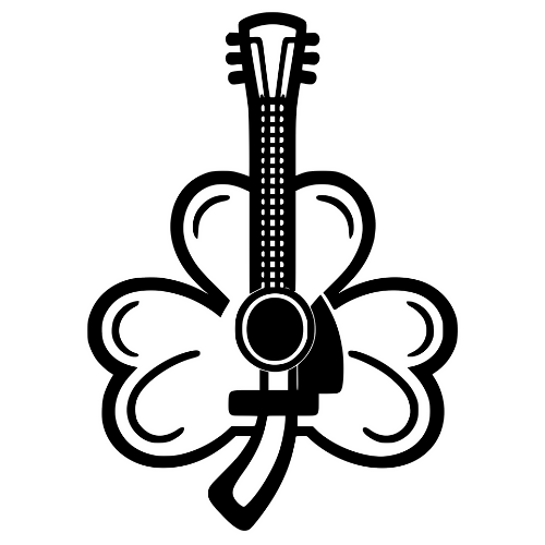 Shamrock Guitar Design - Digital File - XCS Friendly Digital My Custom Designs PDF