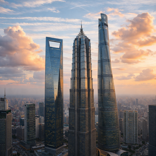 Shanghai Tower - Shanghai China - Asia - Rendered Digital File Digital My Custom Designs PDF