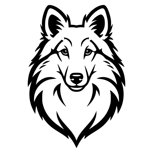 Shetland Sheepdoog Face - Digital File - XCS Friendly Digital My Custom Designs PDF
