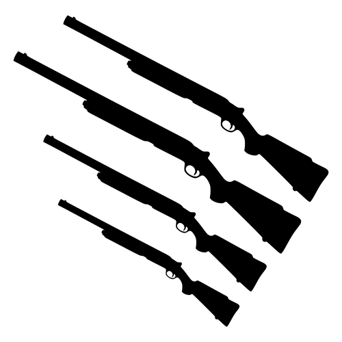 Shotgun Silhouette - Digital File - XCS Friendly Digital My Custom Designs PDF