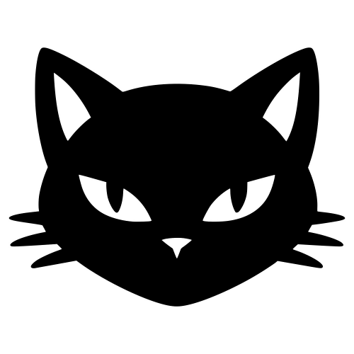 Silhouette of an Asian Cat - Digital File - XCS Friendly Digital My Custom Designs PDF