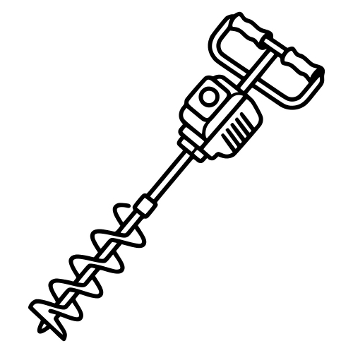 Ice Fishing Auger - Digital File - XCS Friendly Digital My Custom Designs PDF