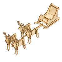 Sled Puzzle Design - Layered Puzzle Projects - Digital File Digital My Custom Designs